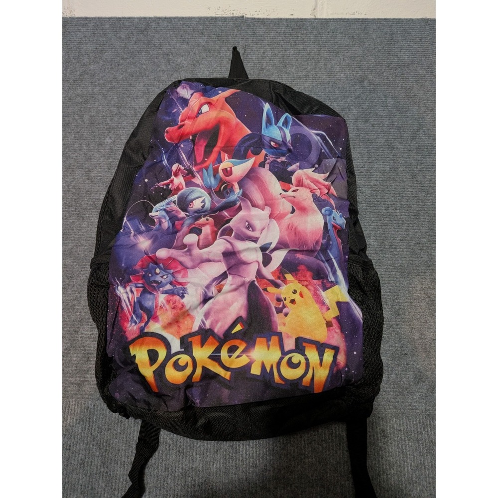 Pokemon 3 set Backpack lunch bag and pencil holder bag included